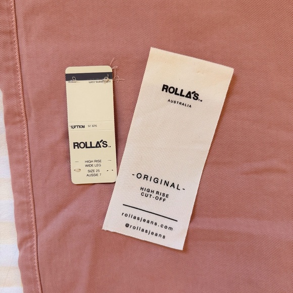 ROLLAS SAILOR WIDE LEG, HIGH WAIST JEANS SIZE 25 AUSSIE 7 - Picture 9 of 15